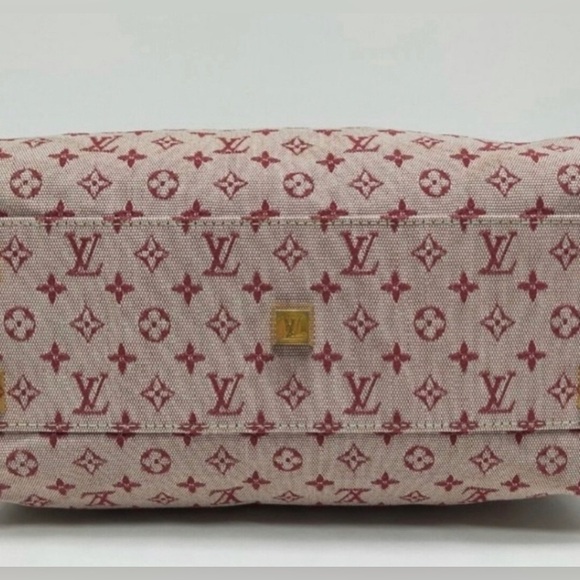 EUC Authentic Louis Vuitton Monogram Mini Lin Josephine PM Bordeaux Purse Bag - Picture 6 of 9